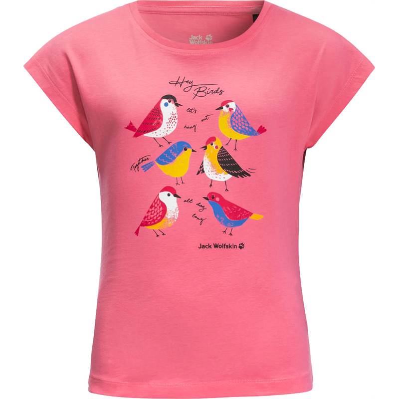Jack Wolfskin Kids Tweeting Birds T-Shirt-5